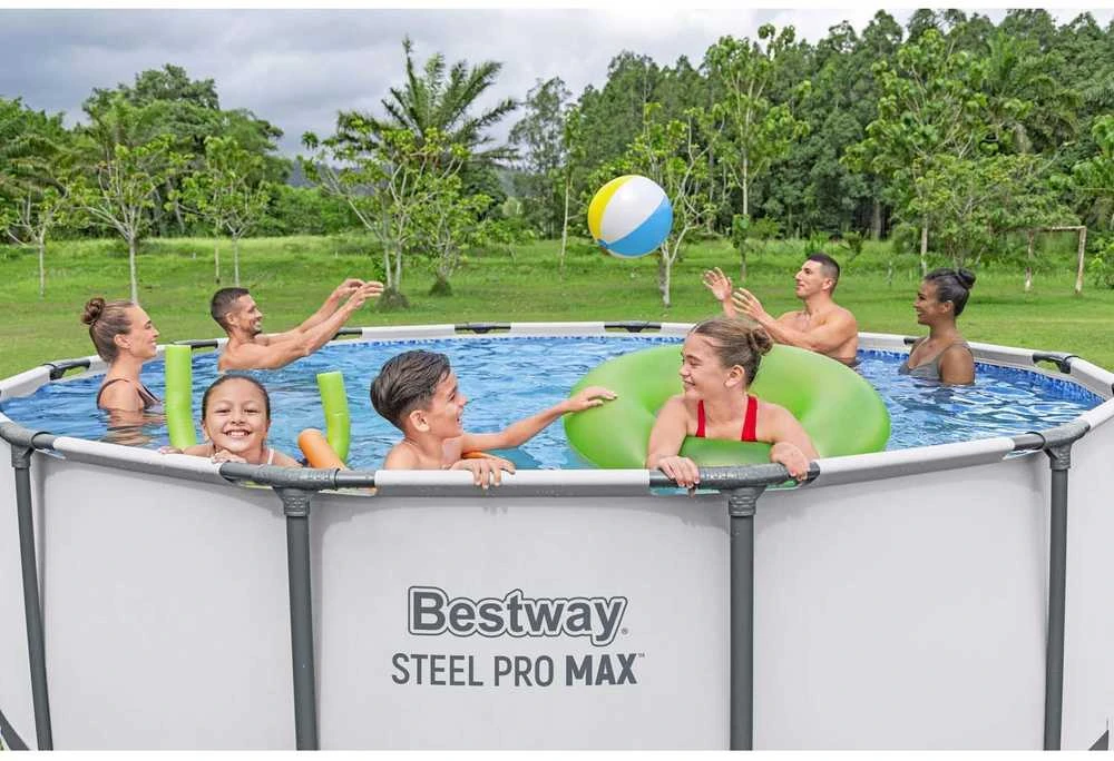 Rėminis baseinas 14 FT 427 x 122 cm STEEL PRO MAX BESTWAY