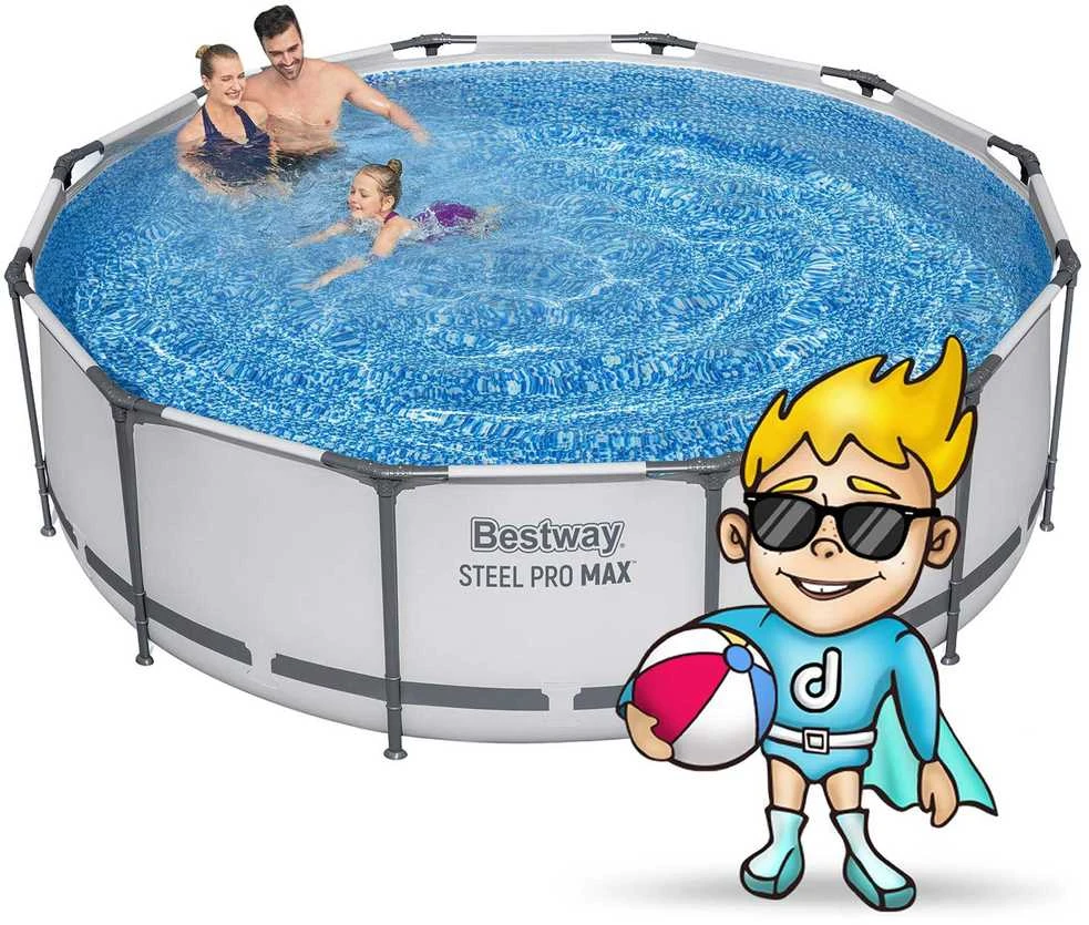 „BestWay Pool Steel Pro MAX“ baseino komplektas, apvalus, 366 x 100 cm