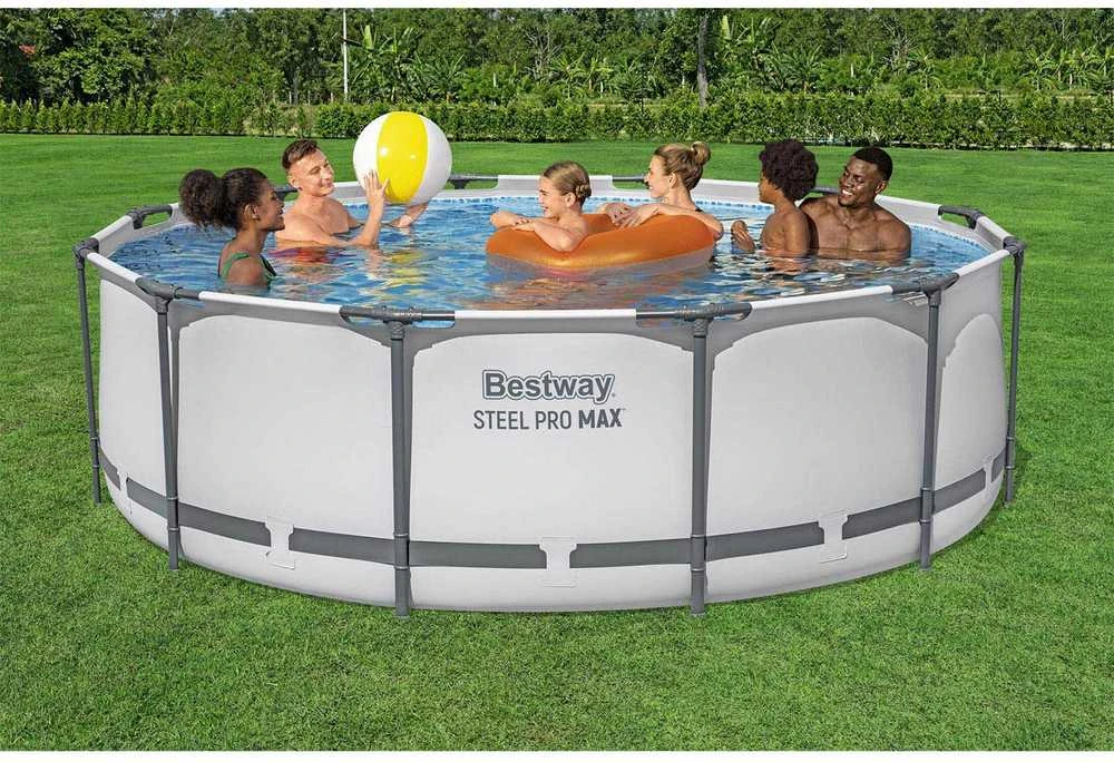 „BestWay Pool Steel Pro MAX“ baseino komplektas, apvalus, 366 x 100 cm