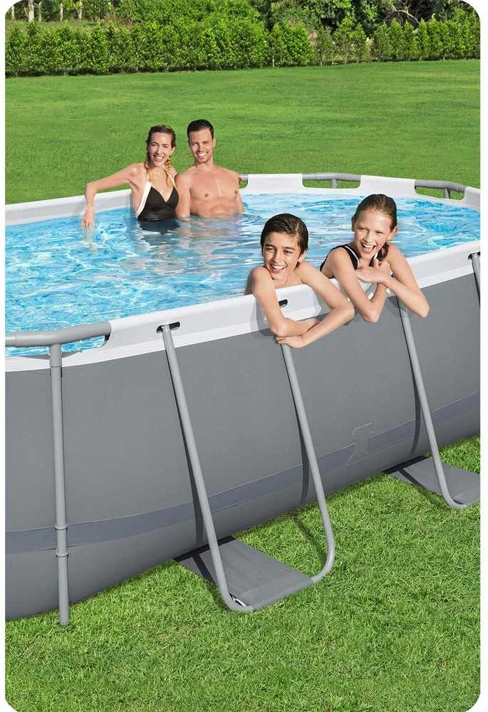 Karkasinis baseinas 427x250x100cm Bestway 8in1 56620