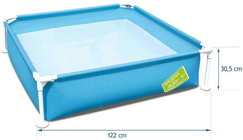 Rėminis baseinas vaikams 122x122cm BESTWAY