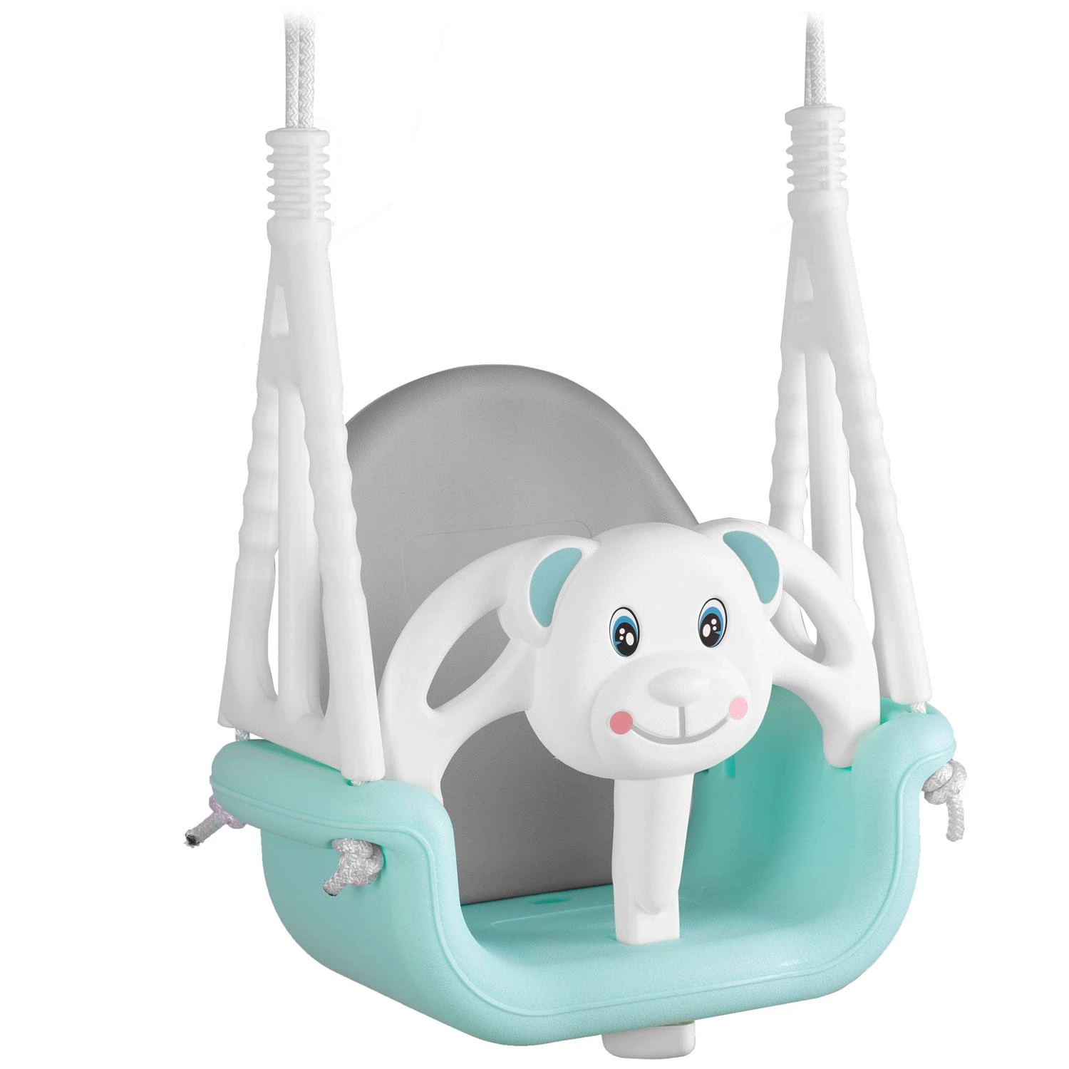 Ricokids Vaikiškos sūpynės Bear 3in1, turkio spalvos