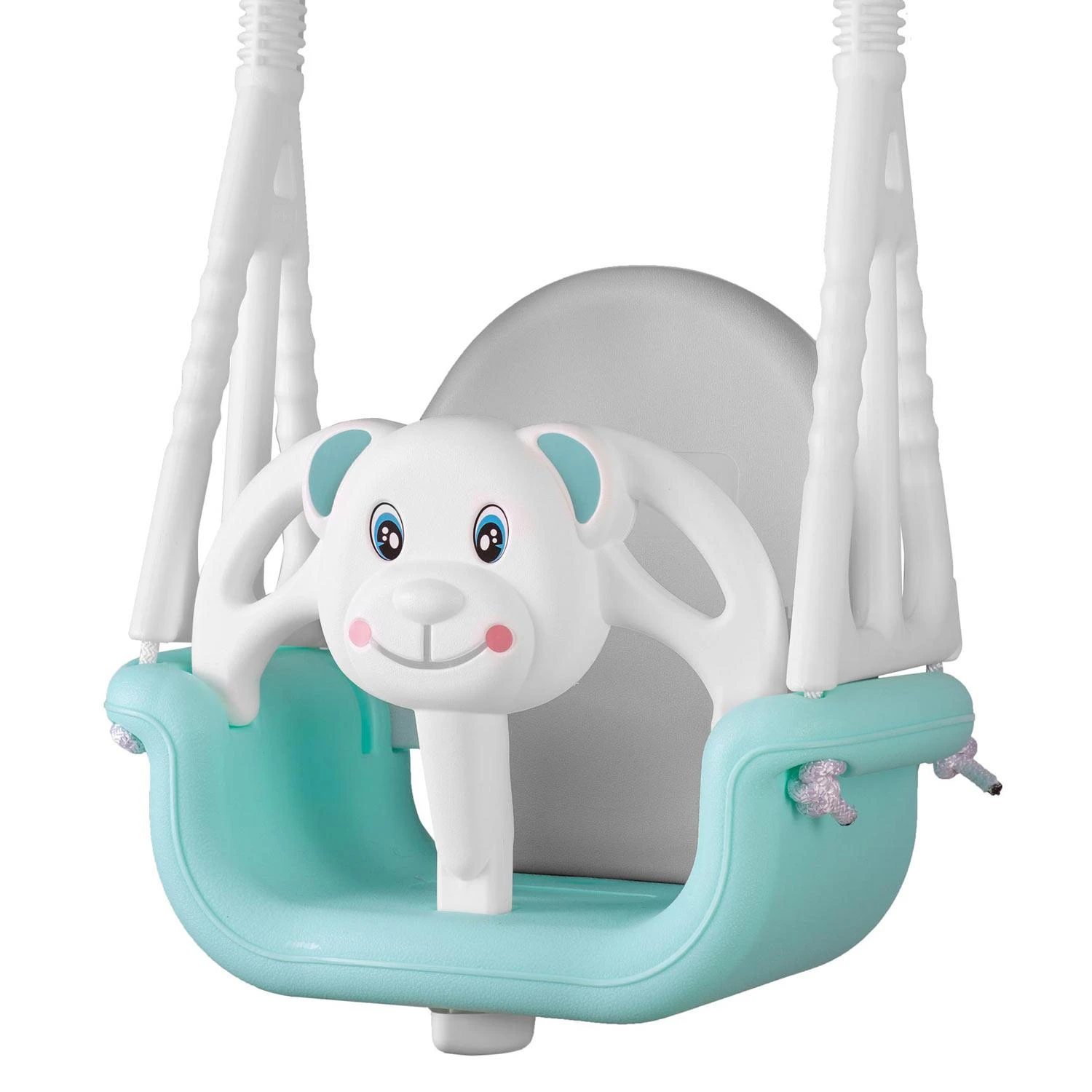 Ricokids Vaikiškos sūpynės Bear 3in1, turkio spalvos