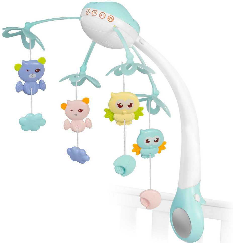 Ricokids Mėlyna RK-813 lovelės karuselė su projektuokliu