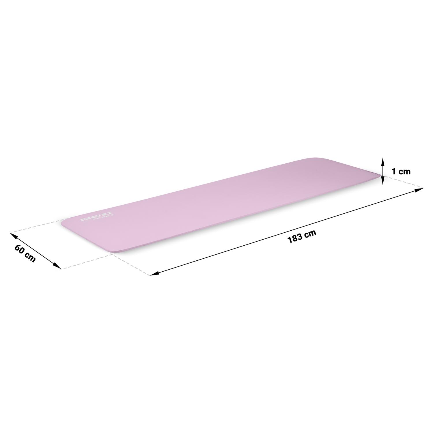 Mankštos kilimėlis 183 x 60 x 1 cm Neo-Sport - 192201 violetinis