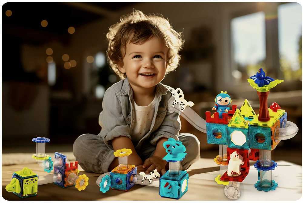 Ricokids RK-757 magnetiniai kaladėlės „Dinozaurų rojus“