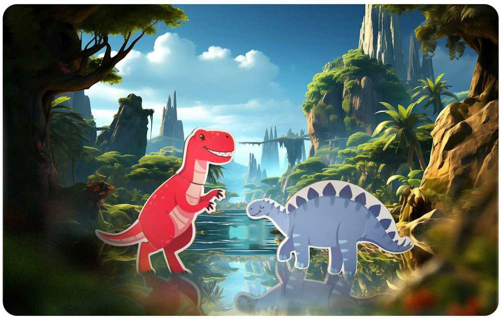 Ricokids Magnetinė knygelė-dėlionė Dinozaurai RK-770