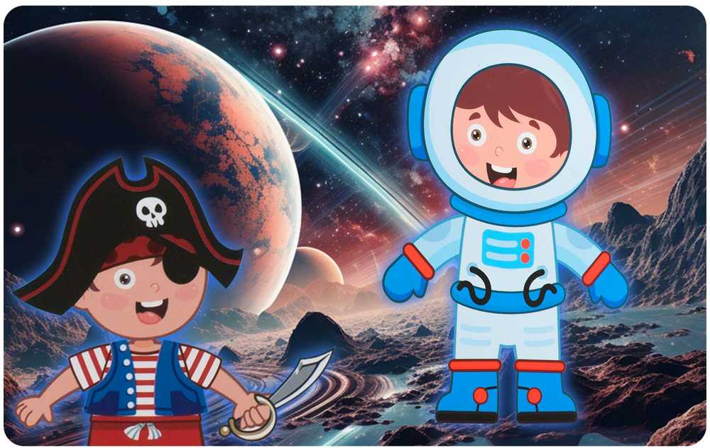 Ricokids Magnetinė dėlionių knygelė „Dress Up“ RK-770