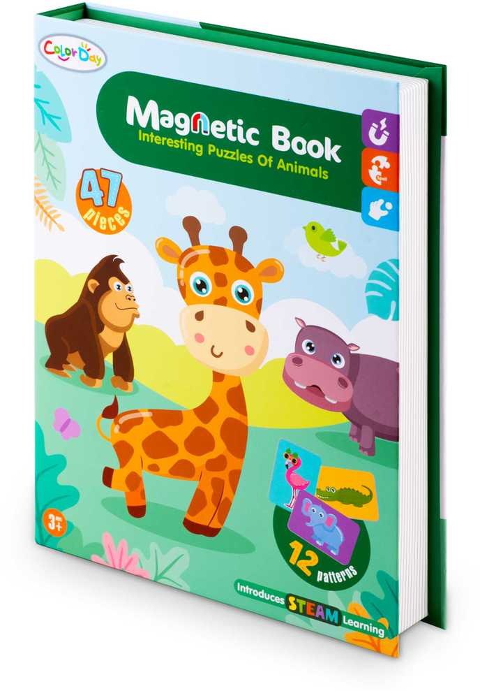 Ricokids Magnetinė dėlionė „Gyvūnai“ RK-770