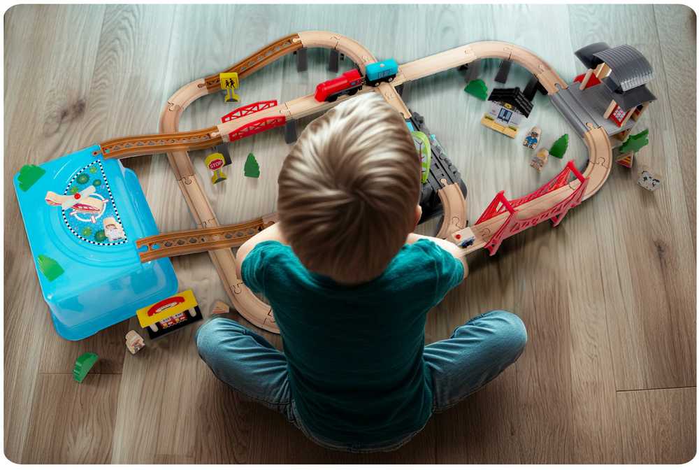 Medinis miesto traukinių rinkinys 100 dalių RK-879 Ricokids