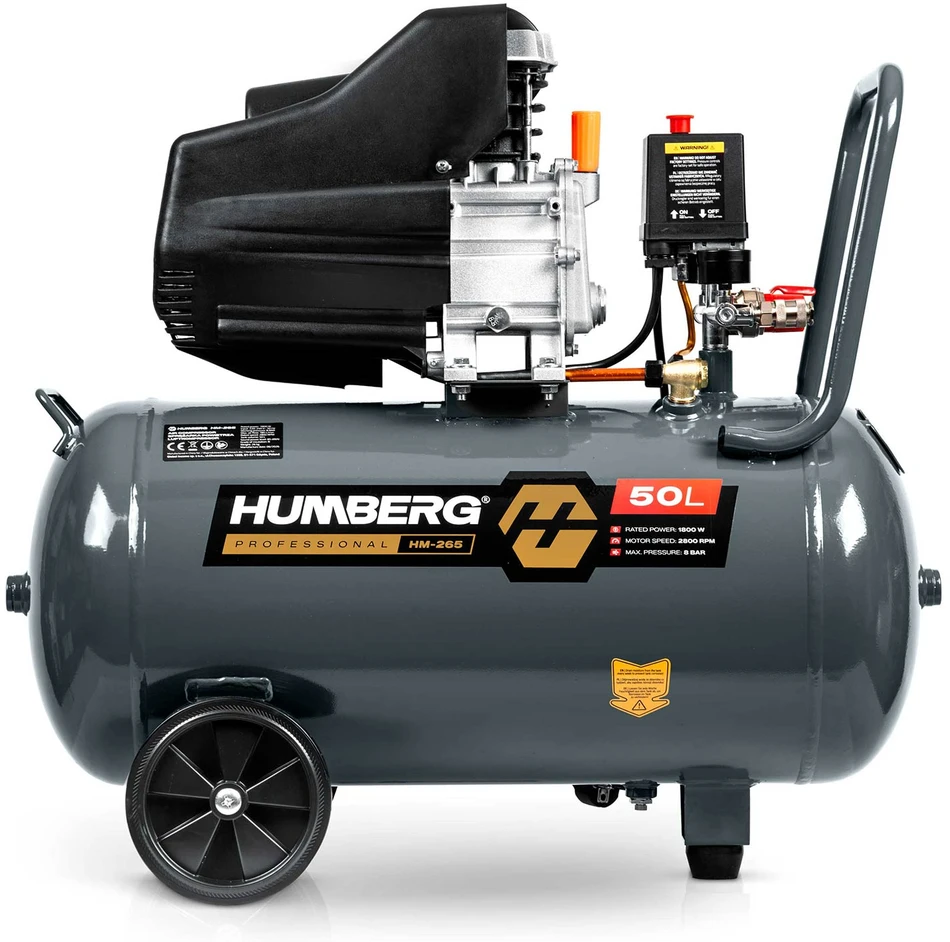 Alyvinis oro kompresorius 50 l 10 bar Humberg HM-265