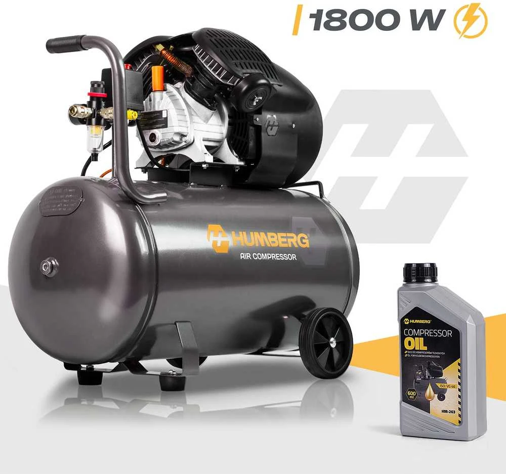 Humberg HM-257 kompresorius su alyvos indeliu