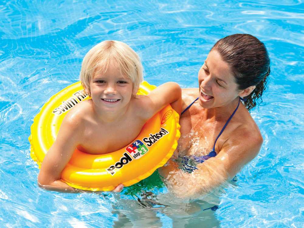 ABC plaukimo žiedas, 51 cm skersmens, INTEX 58231