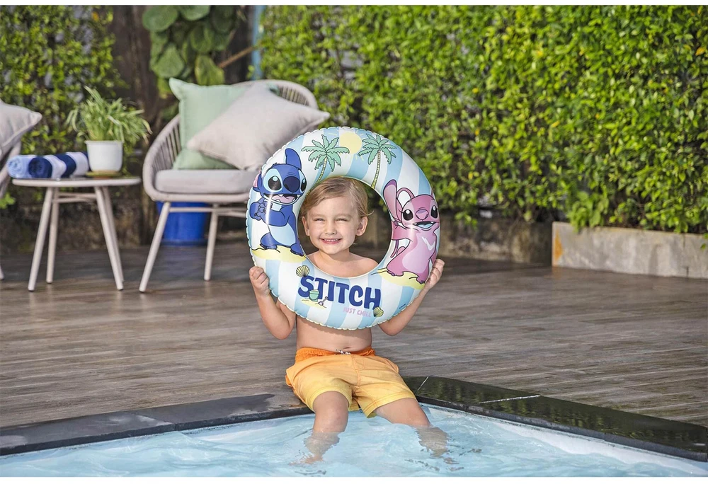 Bestway Disney Lilo ir Stitch pripučiamas plaukimo ratas 56 cm 9104U