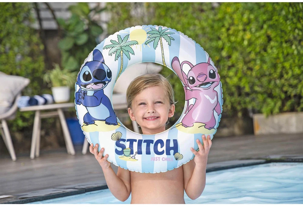 Bestway Disney Lilo ir Stitch pripučiamas plaukimo ratas 56 cm 9104U