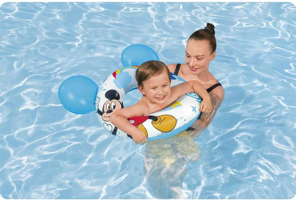 Pripučiamas ratas Bestway Mickey 9102, baltas, 760 mm