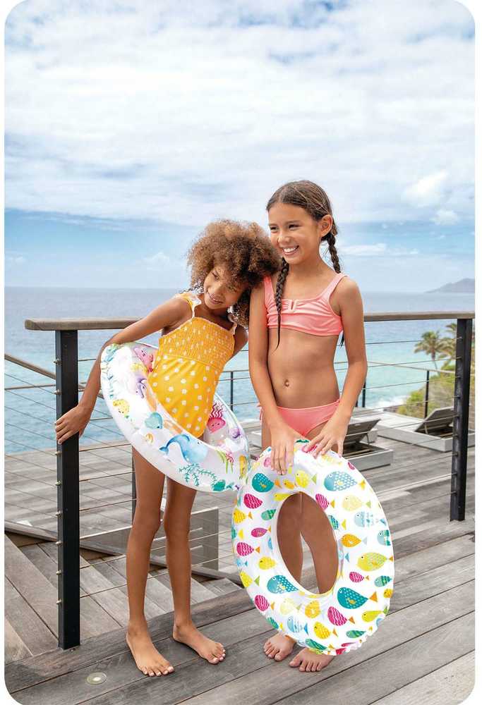 Plaukimo ratas „Underwater World“ 61 cm INTEX 59241
