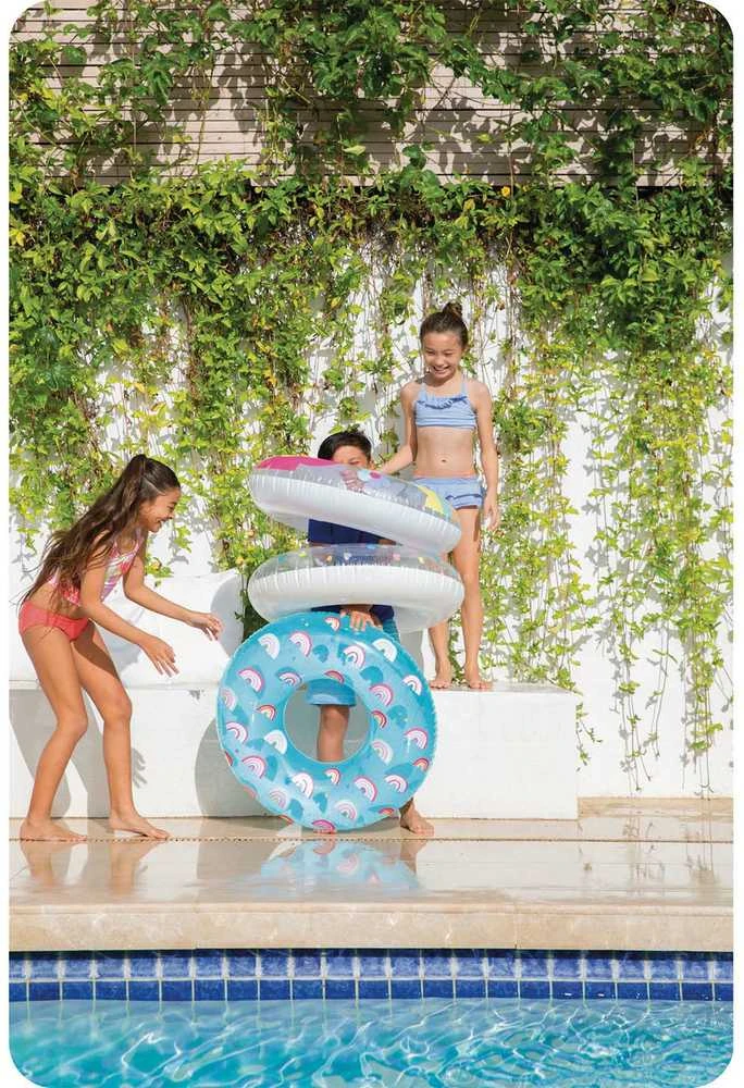Širdies formos plaukimo ratas 81 cm INTEX 59259