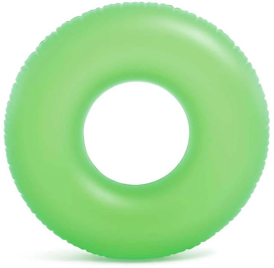 Neoninis plaukimo žiedas, skersmuo 91 cm - 3 spalvos INTEX 59262 žalia
