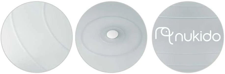 Nukido Nėščiųjų aerobikos kamuolys 65 cm NS-951 pilkas