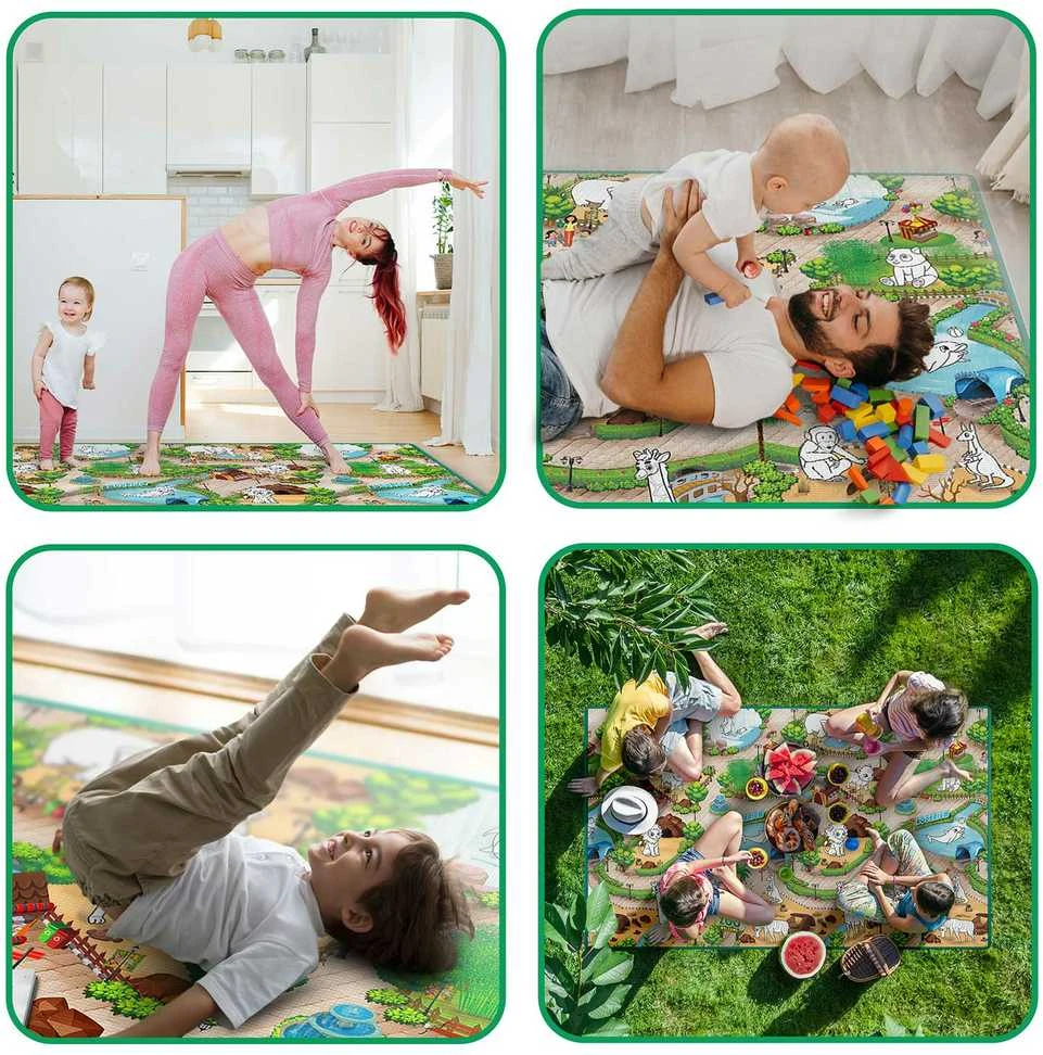 Ricokids RK-343 sulankstoma putų piešimo lenta 200 x 120 x 0,3 cm