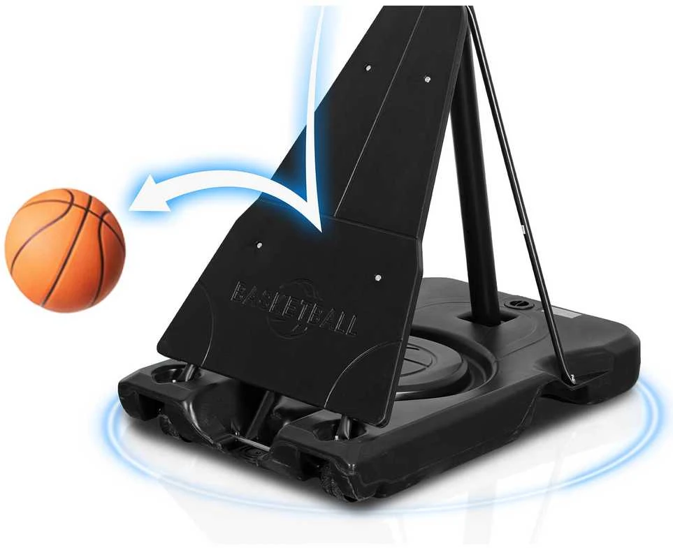 Reguliuojamas krepšinio krepšys 160-305 cm stabilus didelis Neo-Sport NS-284
