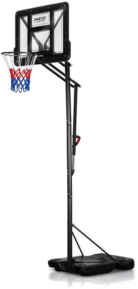 Reguliuojamas krepšinio krepšys 170-305 cm stabilus didelis Neo-Sport NS-283