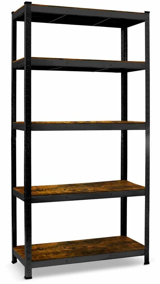 Metalinė daiktų laikymo lentyna 180 x 90 x 40 cm Humberg HR-852 juoda