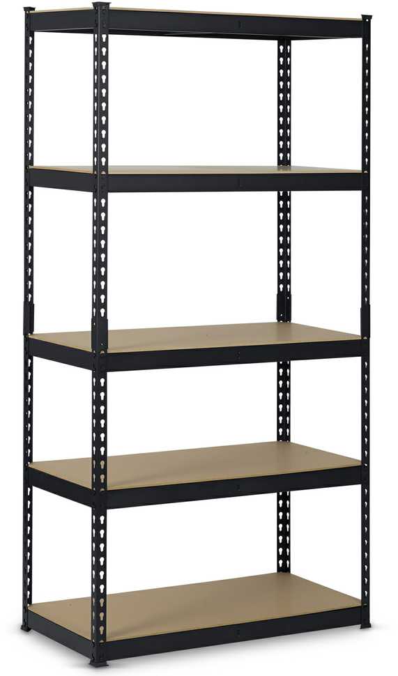 Metalinė daiktų laikymo lentyna 183 x 90 x 45 cm Humberg HR-700 juoda