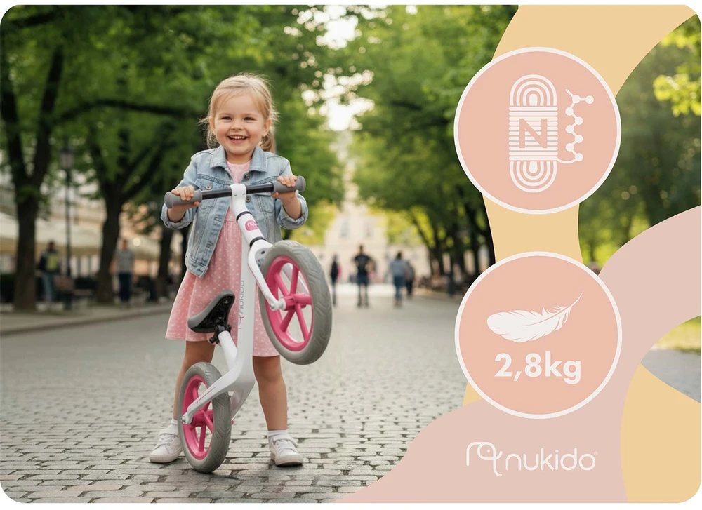 Vaikiškas balansinis dviratukas Nukido Light Flee