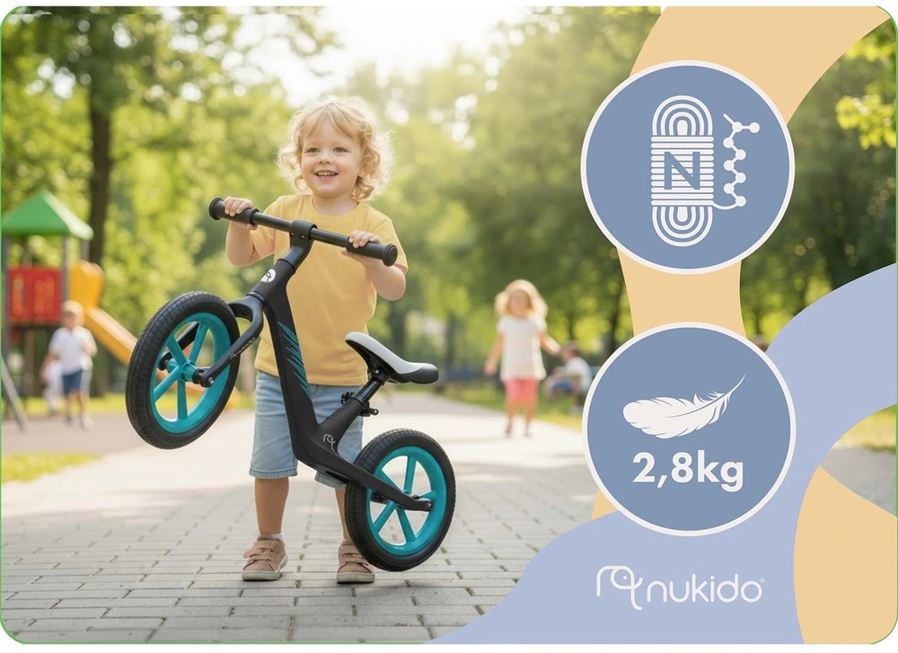 Vaikiškas balansinis dviratukas Nukido Light Flee
