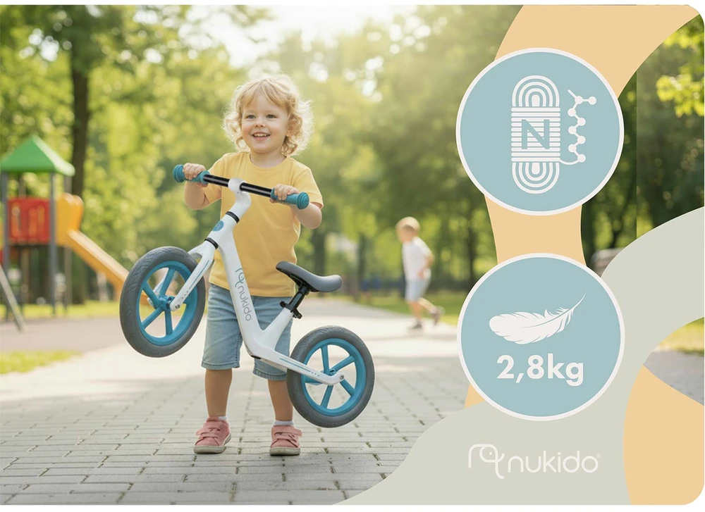 Vaikiškas balansinis dviratukas Nukido Light Flee