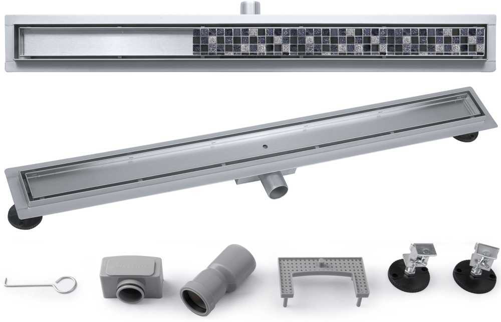 Linijinis trapas 70 cm 2in1 PLYTELĖS Berdsen