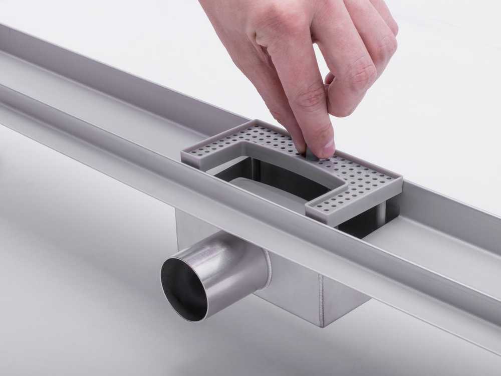 Linijinis trapas 70 cm 2in1 PLYTELĖS Berdsen