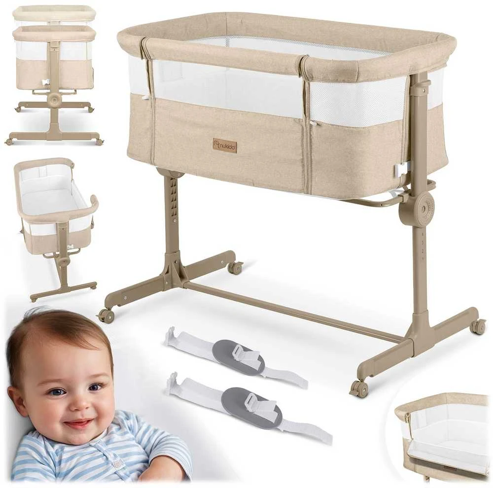 Nukido pristatoma kelioninė lovytė 0-5mėnesių, 9kg, NK-243