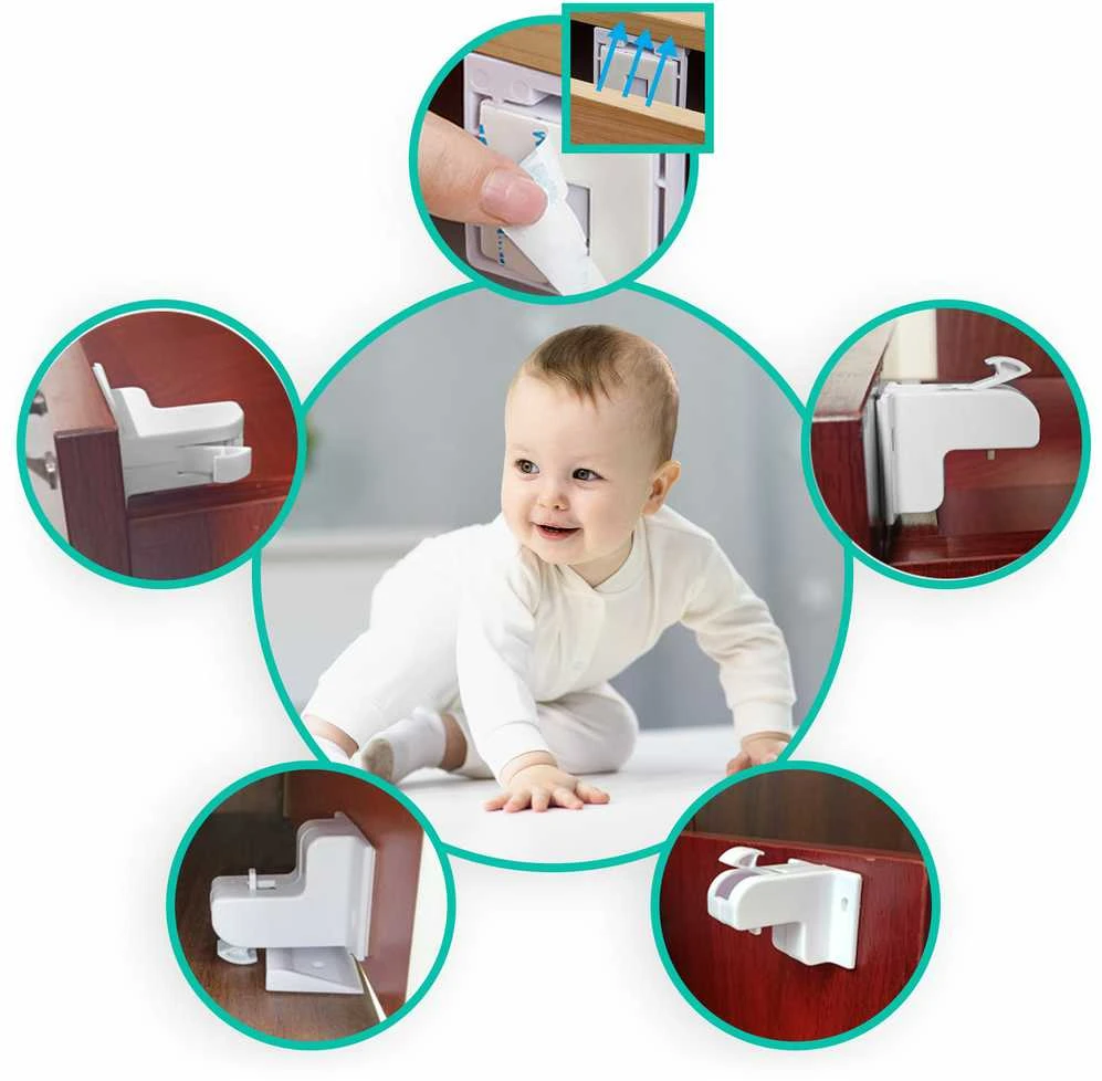 Ricokids 798000 magnetinės spintelės spyna 4 vnt