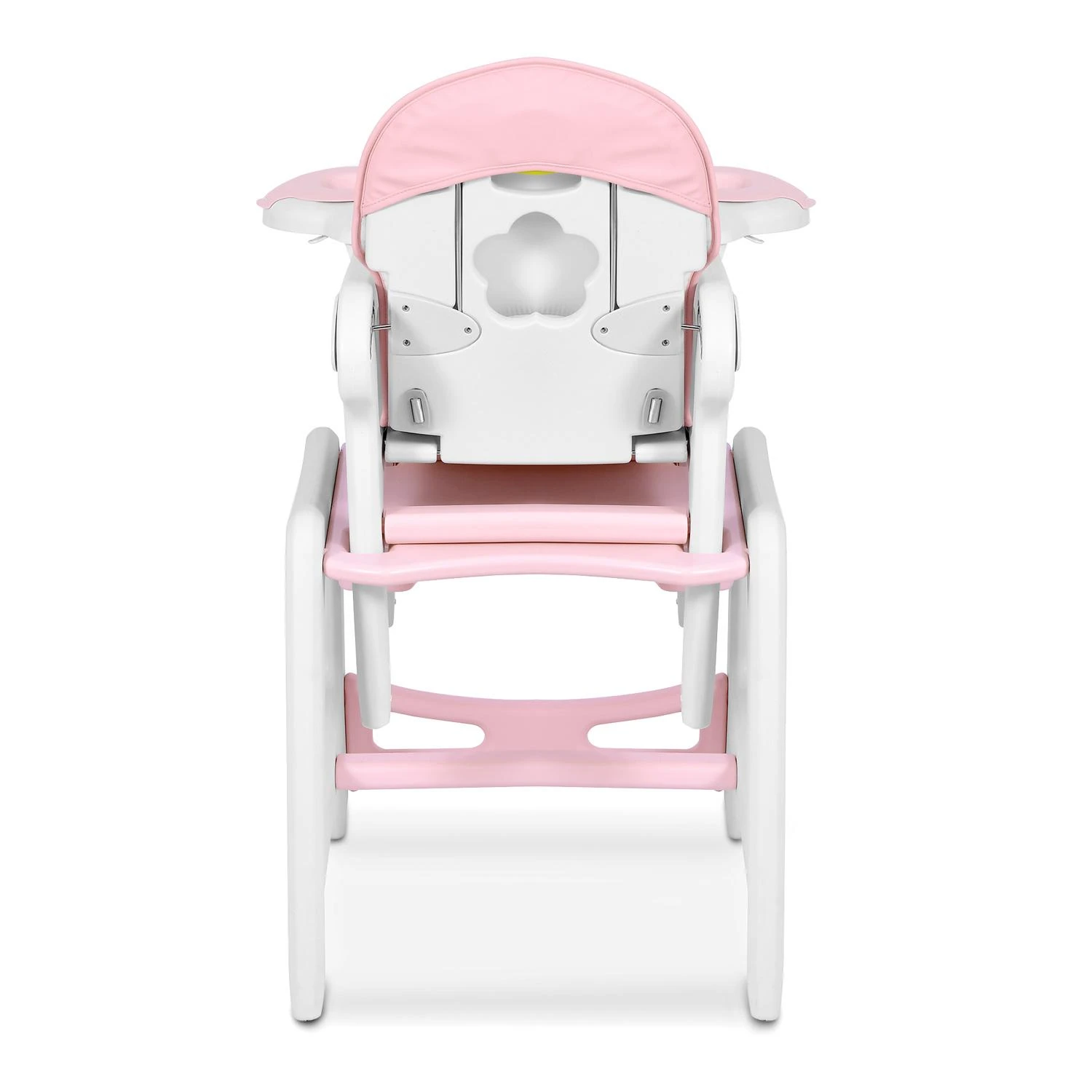 Ricokids Rožinė 5-in-1 kūdikio maitinimo kėdutė, daugiafunkcinė maitinimo kėdutė su reguliuojamu padėklu, supamoji kėdutė, paaukštinimas, vaikiška kėdutė 6-36 mėnesiams