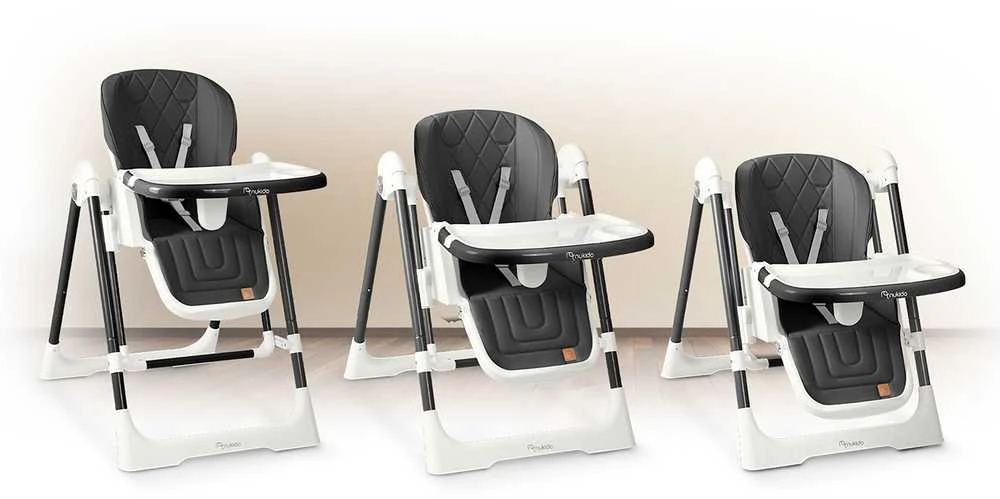 Nukido Kūdikių maitinimo kėdutė, 3-in-1 daugiafunkcinė maitinimo kėdutė, reguliuojama kūdikio sėdynė, naujagimio supynė ir gultukas