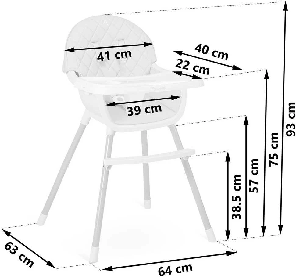 Maitinimo kėdutė Nukido Lilo 3in1