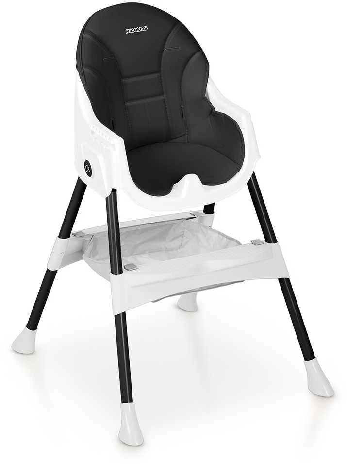 Ricokids Mani maitinimo kėdutė reguliuojama 3in 1, juoda