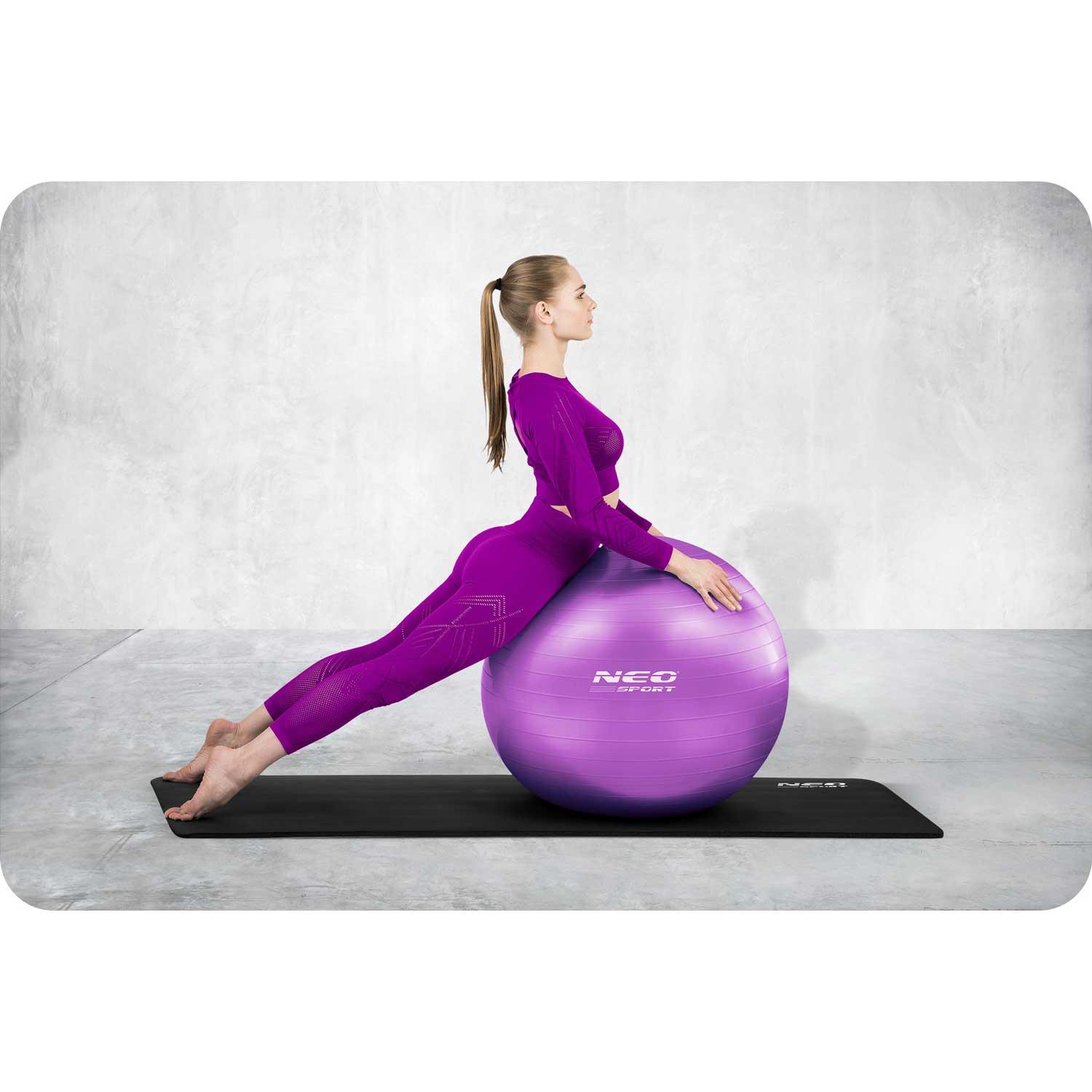 Neo-Sport Mankštos kamuolys 65 cm NS-951 violetinis