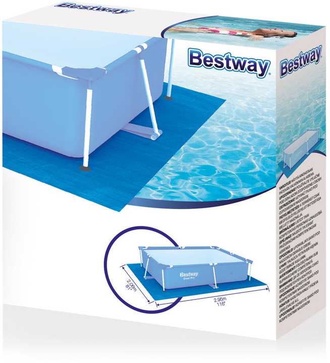 295 x 206 cm kilimėlis „Bestway 58100“ stačiakampiam baseinui