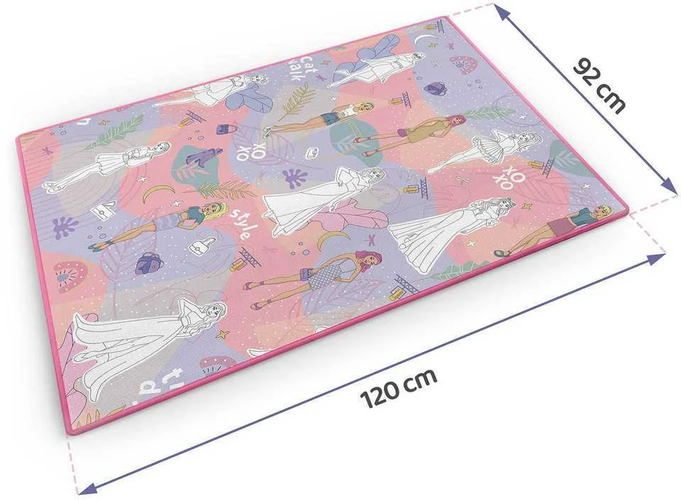Ricokids RK-344 sulankstomas putplasčio piešimo kilimėlis 120 x 90 x 0,3 cm