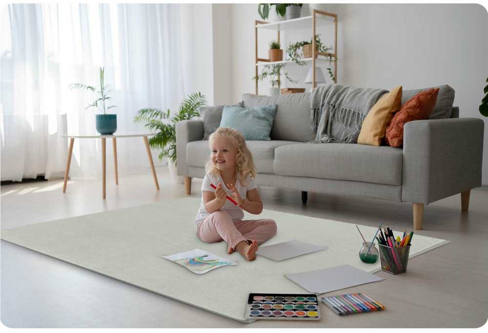 Dėlionės kilimėlis iš porolono 180 x 120 cm Massido 6 vnt