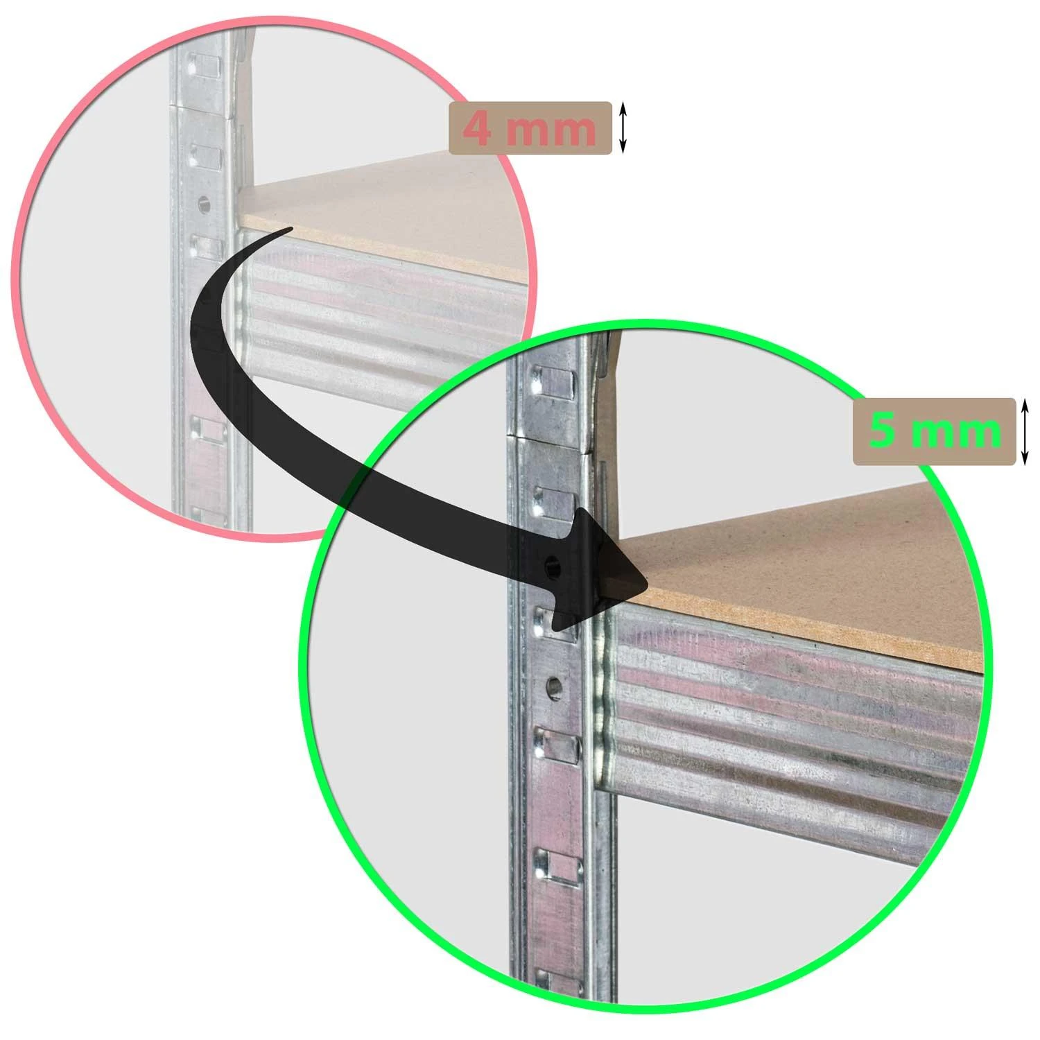Metalinis sandėliavimo lentynas 150 x 75 x 30 cm Humberg 4840