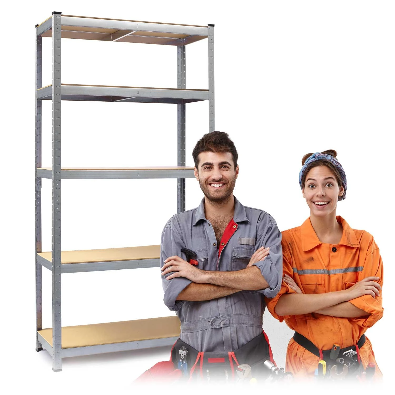 Humberg metalinis stelažas 2in1, 150x75x30cm (HR-810)