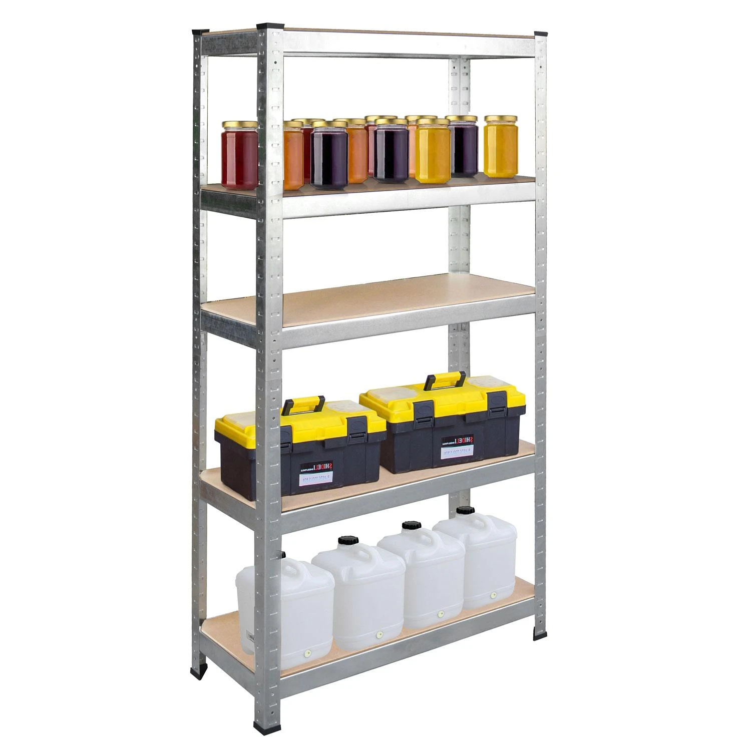 Metalinė sandėliavimo lentyna Humberg 180 x 90 x 30 cm, modelis 4843