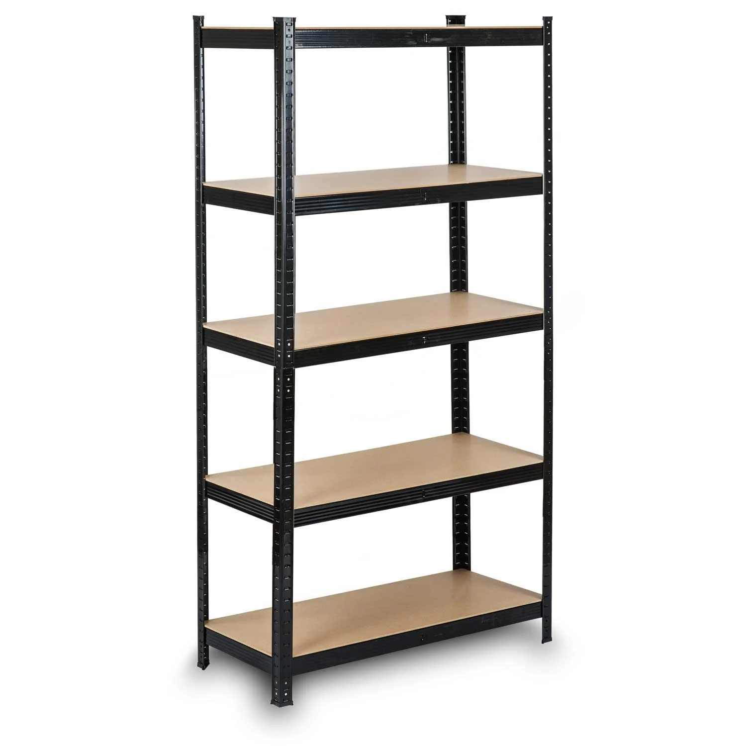 Metalinė sandėliavimo lentyna Humberg HR-813 180 x 90 x 40 cm, juodos spalvos