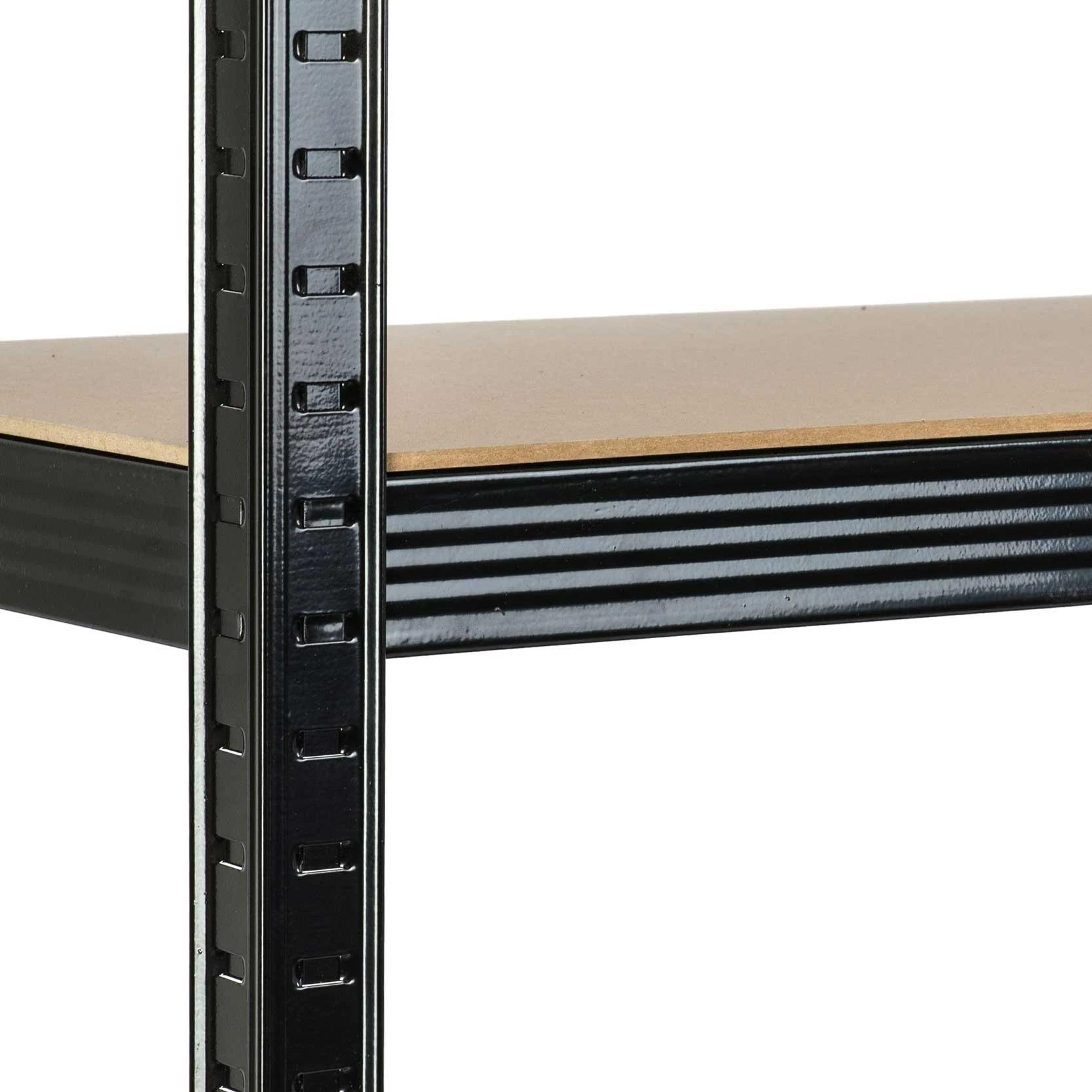 Metalinė sandėliavimo lentyna Humberg HR-813 180 x 90 x 40 cm, juodos spalvos