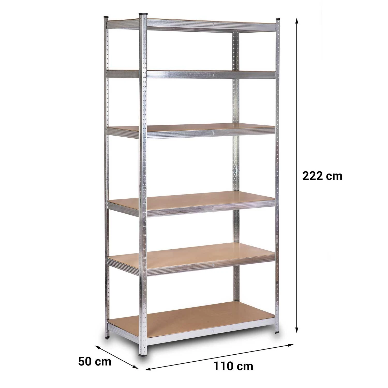 Metalinis sandėliavimo stovas 222 x 110 x 50 cm Humberg HR-815